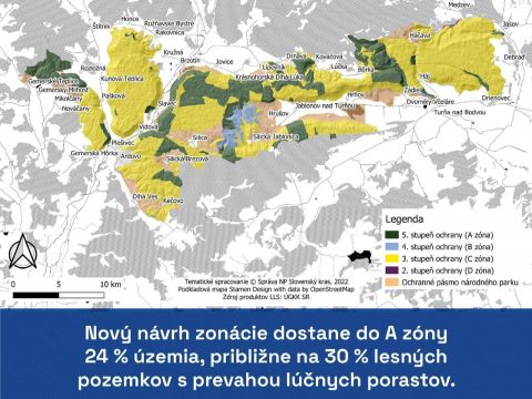 Návrh zonácie Národného parku Slovenský kras