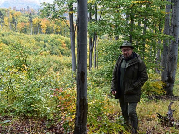 Ing. Daniel Rimarčík v porastoch Gradlova 