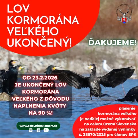 Zdroj: Internetová stránka Slovenskej poľovníckej komory