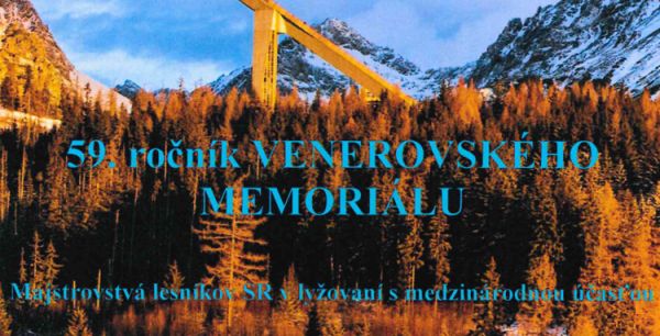 Blíži sa termín 59. ročníka Venerovského memoriálu: Informácie o ubytovaní a skipasoch