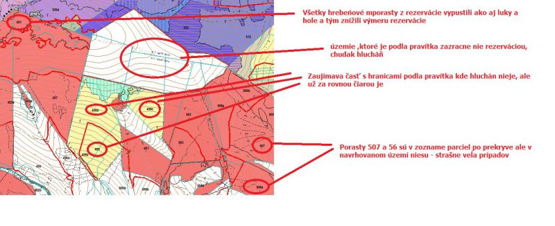 Mapa s vysvetlivkami k statusu Róberta Gombárika na sociálnej sieti 