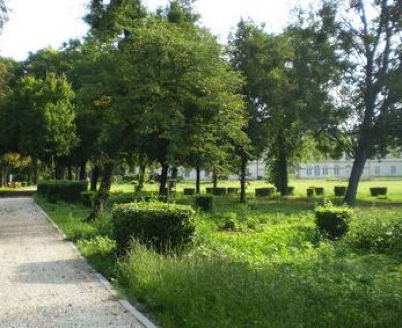 Park skrášlia fontány