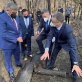 Momentka z pracovnej n&aacute;v&scaron;tevy &scaron;t&aacute;tneho tajomn&iacute;ka Martina Kov&aacute;ča v Gr&eacute;cku 