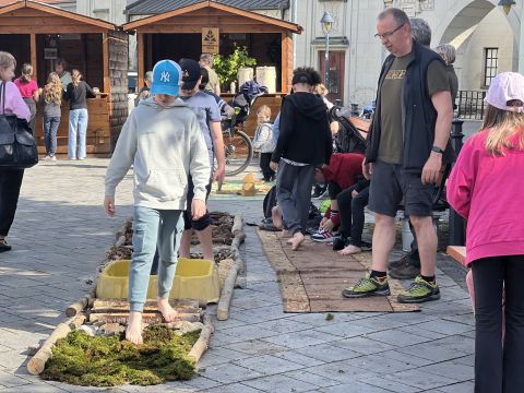 Lesnícky deň v Trenčíne na Štúrovom námestí 