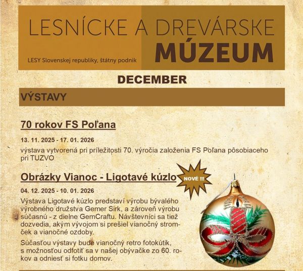 Zdroj: FB stránka Lesníckeho a drevárskeho múzea 