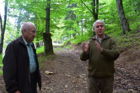 Zástupcovia vlastníkov lesov v Rajeckej Lesnej - Ing. Milan Jakubes (vľavo) a Ing. Pavol Hromada