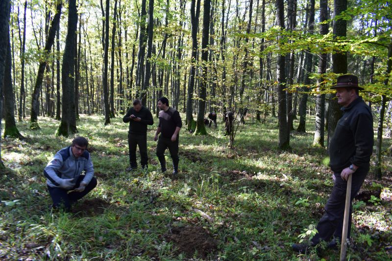Lesníci a ochranári v Ordzovianskej dubine