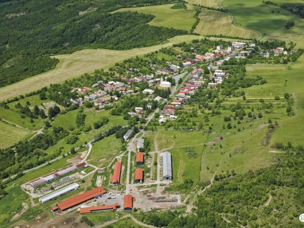 Pohľad na obec Ábelová 