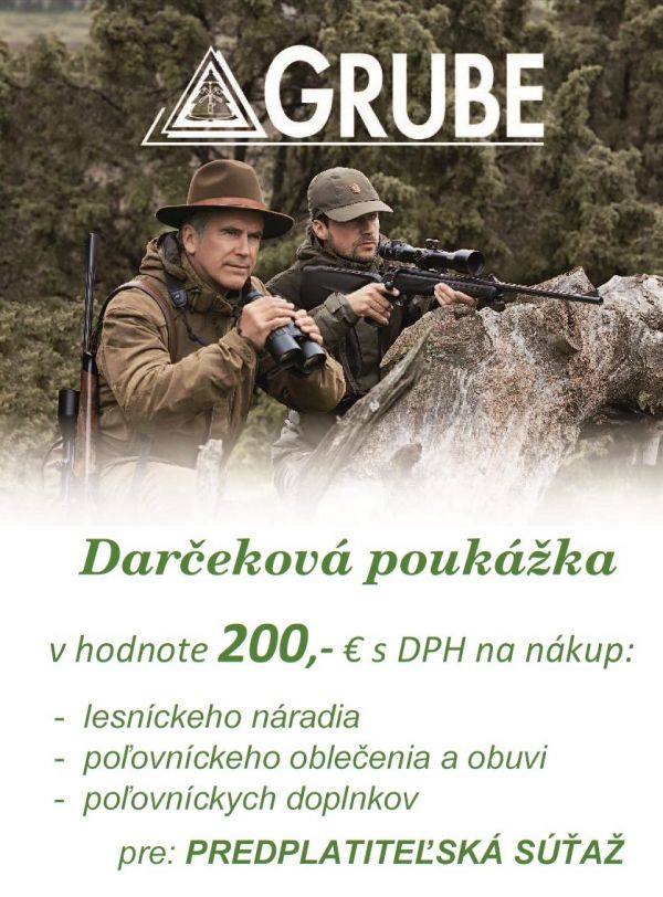 1. cena vo Veľkej predplatiteľskej s&uacute;ťaži časopisu LES a Letokruhy 2022 