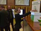 Momentka z volieb členov org&aacute;nov Slovenskej lesn&iacute;ckej komory na valnom zhromažden&iacute; 