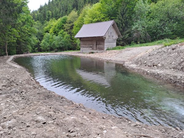 Nová protipožiarna nádrž v Mlynnej doline 