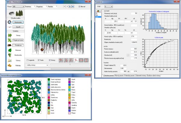 Prieskumník v rastovom simulátore Sibyla na Katedre plánovania lesných zdrojov a informatiky Lesníckej fakulty TUZVO