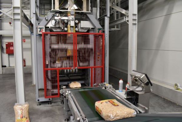 Fin&aacute;lna časť linky na v&yacute;robu dreven&yacute;ch peliet 