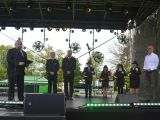 Ing. Blažej Možucha (vľavo) ďakuje za ocenenie 