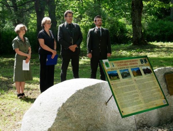 Otvorenie Významného lesníckeho miesta Tatranská Javorina