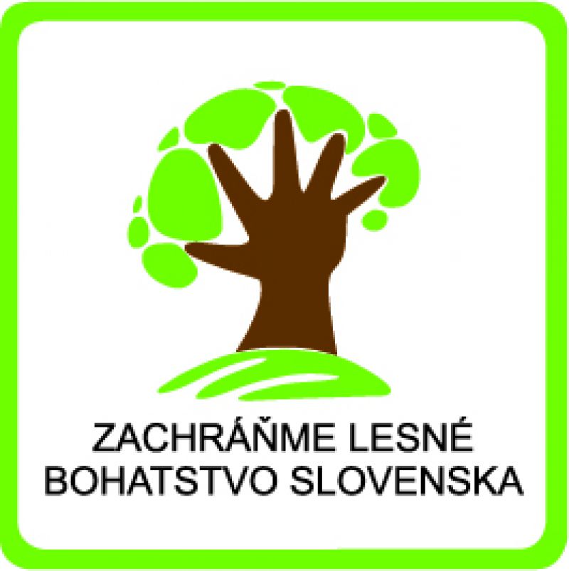 Logo platformy Zachráňme lesné bohatstvo Slovenska