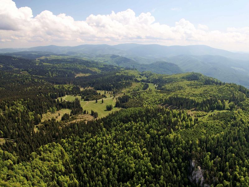 Pohľad na Muránsku planinu 