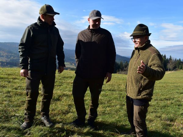 Zľava Ján Slivinský, Michal Vrážel a Róbert Gombárik 