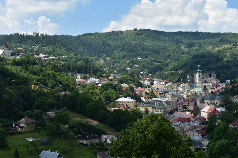 Pohľad na mesto Banská Štiavnica