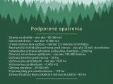 Podporené opatrenia, prezentované na konferencii 