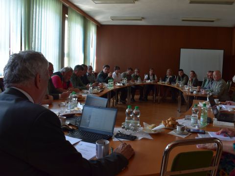 Rokovanie členov volených orgánov Slovenskej lesníckej komory vo Zvolene 9. júna 2026
