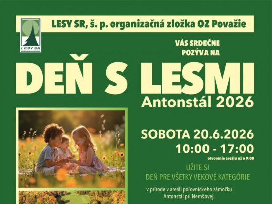 Účelové zariadenie lesnej pedagogiky a rekreácie Antonstál: Deň s lesmi pre všetky vekové kategórie