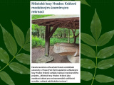 Mestské lesy Hradec Králové: Modelová oblasť pre environmentálne vzdelávanie a osvetu v oblasti udržateľného turizmu